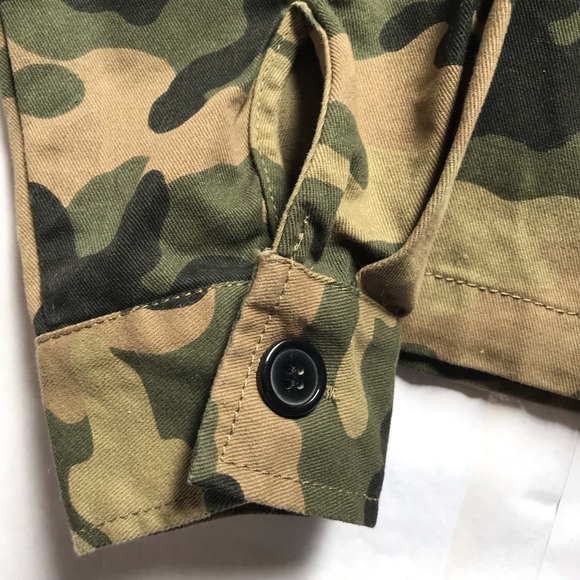 Zac & Rachel Camo Jacket Small Army Green - Picture 11 of 13